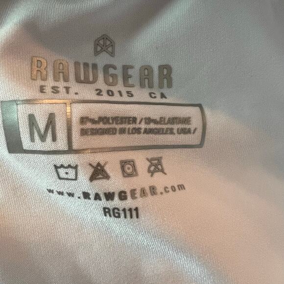 RAWGEAR Men's Athletic Training Shorts Heather Gray Zipper Pockets Gym Workout - Picture 10 of 10